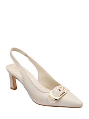 Lotus Nude Slingback Shoes - Image 1 of 4