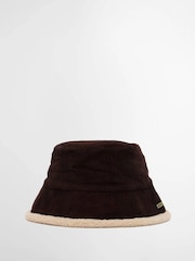 Barbour® Brown Overton Reversible Bucket Hat - Image 1 of 4