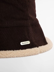 Barbour® Brown Overton Reversible Bucket Hat - Image 2 of 4