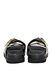 Lotus Gold Slider Sandals - Image 3 of 4