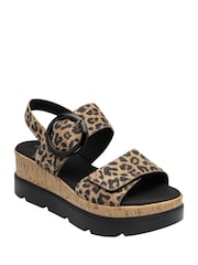 Lotus Animal Wedges Platform Sandals - Image 1 of 4