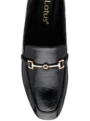 Lotus Black Loafer Shoes - Image 4 of 4