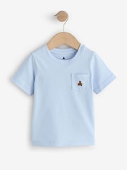 Blauw - Gap 3 Verpakking van T-shirts met korte mouwen en Brannan Bear-borduurwerk (6 mths) - 5yrs) (6mths-5yrs) - Afbeelding 5 van 8