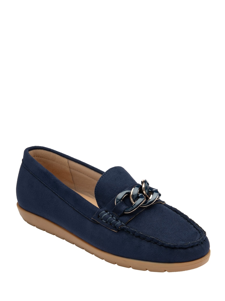 Lotus Blue Loafer Shoes - Image 1 of 4