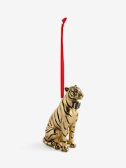 Gold Tiger Christmas Bauble - Image 3 of 3