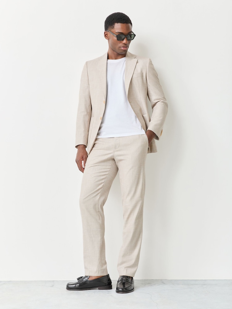 BOSS Natural Janson Regular-Fit Suit Jacket - Image 2 of 6 BOSS Natural Janson Regular-Fit Suit Jacket - Image 2 of 6