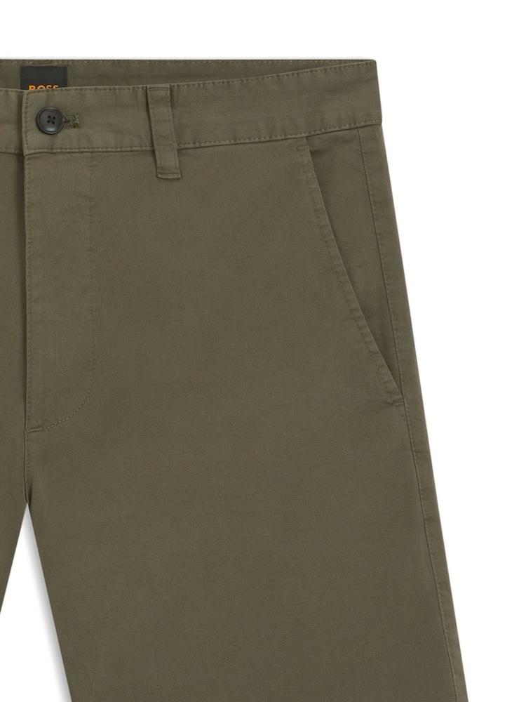 BOSS Green Slim Fit Chino Shorts - Image 2 of 2 BOSS Green Slim Fit Chino Shorts - Image 2 of 2
