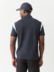 BOSS Black Regular-Fit Contrast Detail Logo Polo Shirt - Image 3 of 6