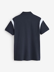 BOSS Black Regular-Fit Contrast Detail Logo Polo Shirt - Image 6 of 6