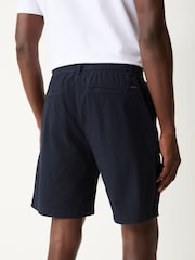 BOSS Blue Pleated Shorts - Image 4 of 7