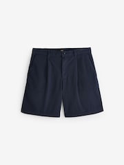 BOSS Blue Pleated Shorts - Image 6 of 7
