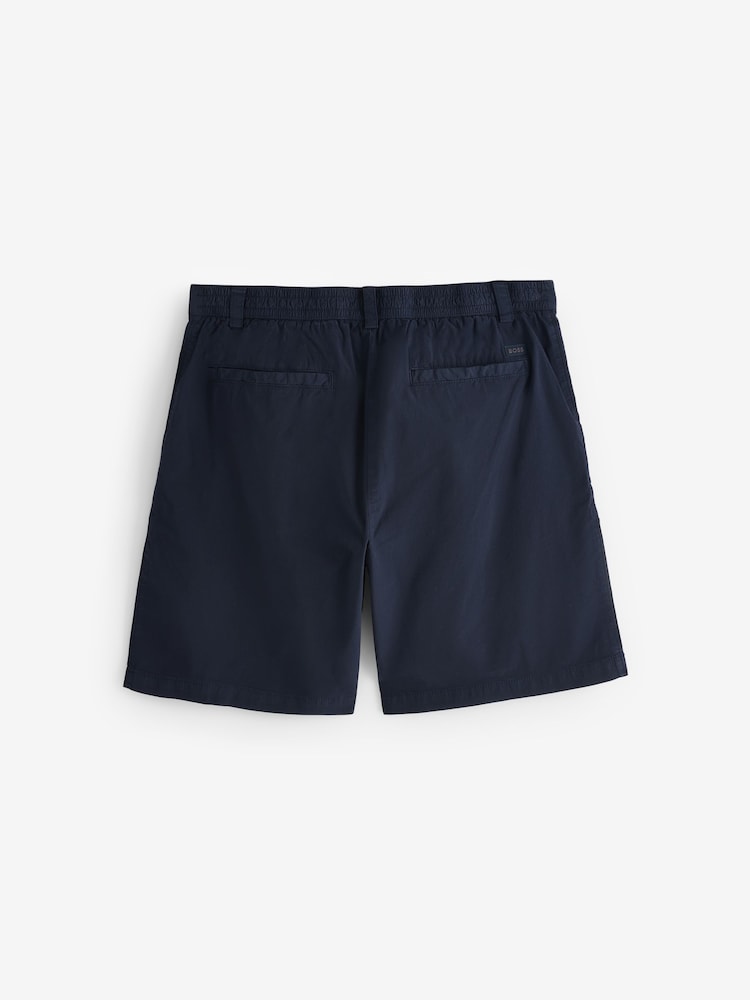 BOSS Blue Pleated Shorts - Image 7 of 7 BOSS Blue Pleated Shorts - Image 7 of 7