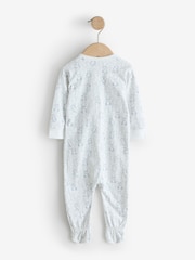 Gap Grey and White 3 Pack Baby Sleepsuit (0-12mths) - Image 3 of 8