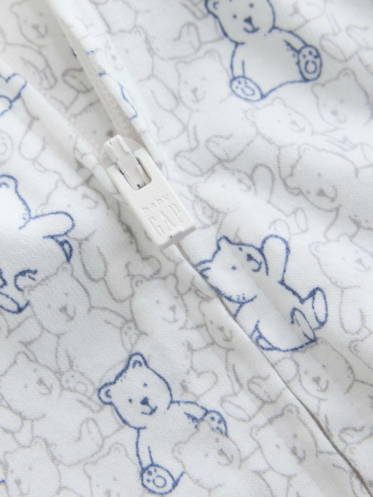 Gap Grey and White 3 Pack Baby Sleepsuit (0-12mths) - Image 8 of 8 Gap Grey and White 3 Pack Baby Sleepsuit (0-12mths) - Image 8 of 8