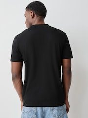 HUGO Black Nerberri Regular Fit Graphic T-Shirt - Image 2 of 4