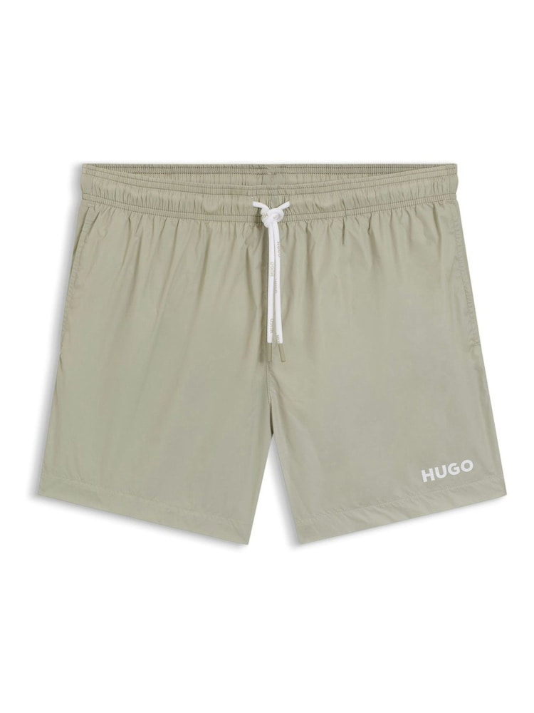 HUGO Mint Green Haiti Logo Swim Shorts - Image 1 of 1