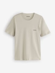 HUGO White/Green/Red T-Shirts 3 Pack - Image 7 of 9