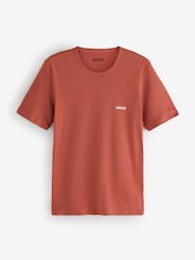 HUGO White/Green/Red T-Shirts 3 Pack - Image 8 of 9