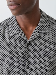 BOSS Grey Vibe Relaxed-Fit Shirt - Image 3 of 5