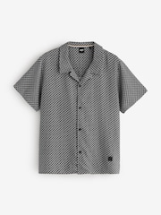BOSS Grey Vibe Relaxed-Fit Shirt - Image 4 of 5