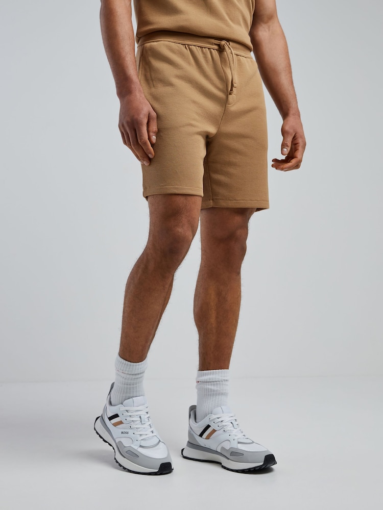 BOSS Natural Waffle Shorts - Image 1 of 4