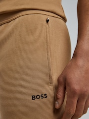 BOSS Natural Waffle Shorts - Image 4 of 4