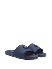 HUGO Blue Timein Logo Sliders - Image 1 of 2