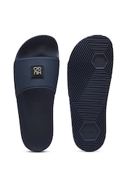 HUGO Blue Timein Logo Sliders - Image 2 of 2