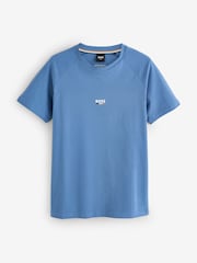 BOSS Blue Slim-Fit Logo T-Shirt - Image 4 of 5