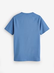 BOSS Blue Slim-Fit Logo T-Shirt - Image 5 of 5