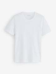 BOSS Natural/White/Grey Crew Neck Short Sleeve Classic T-Shirts 3 Pack - Image 2 of 5