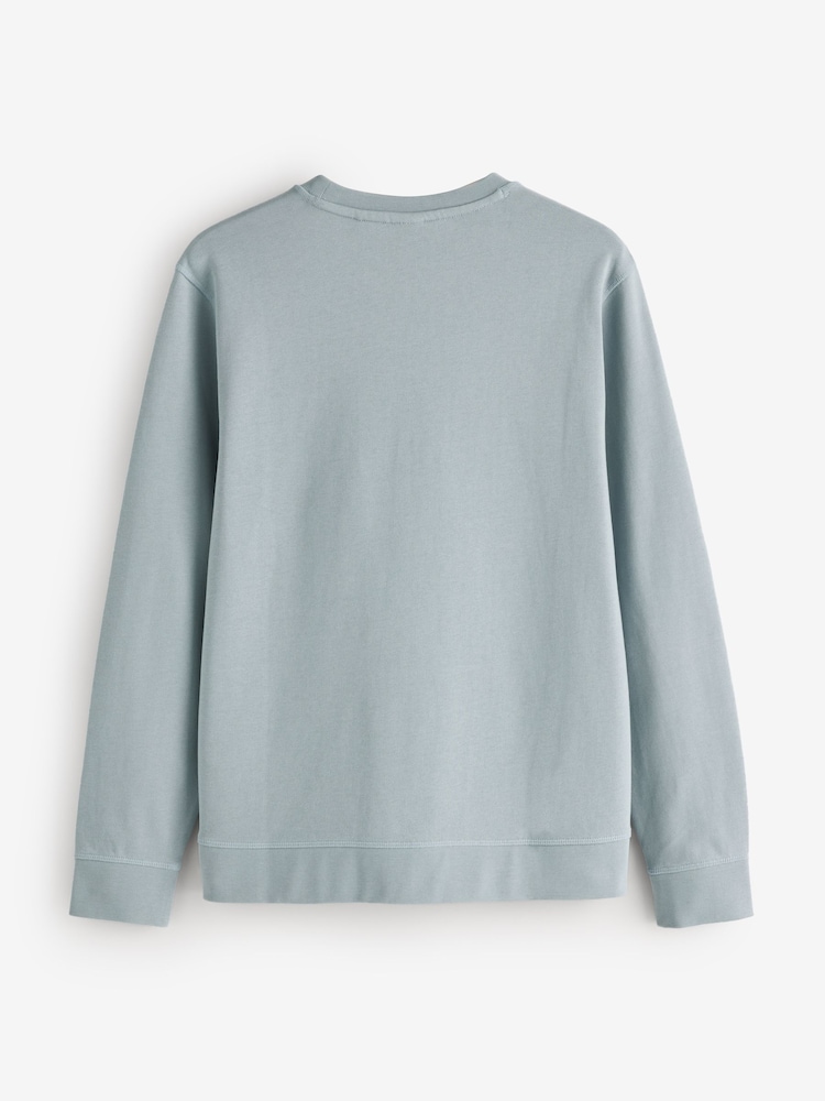 BOSS Grey Westart Regular-Fit Crew Neck Logo Sweat Top - Image 2 of 2 BOSS Grey Westart Regular-Fit Crew Neck Logo Sweat Top - Image 2 of 2