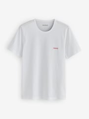 HUGO Blue/White/Black T-Shirts 3 Pack - Image 2 of 7