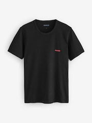 HUGO Blue/White/Black T-Shirts 3 Pack - Image 9 of 12