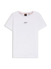 BOSS White Elove Regular Fit T-Shirt - Image 1 of 1