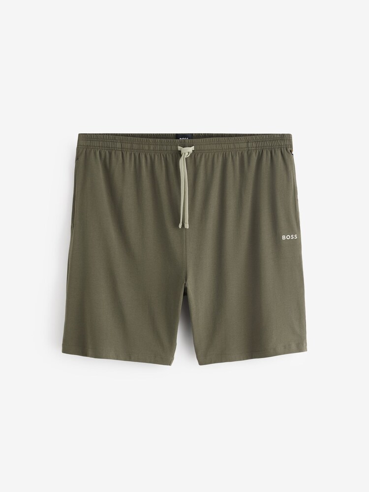 BOSS Green Regular-Fit Logo Shorts - Image 1 of 1 BOSS Green Regular-Fit Logo Shorts - Image 1 of 1