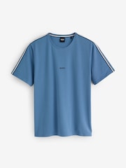 Azul - Camiseta con logotipo único de BOSS - Imagen 2 de 3