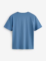 Azul - Camiseta con logotipo único de BOSS - Imagen 3 de 3