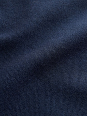Navy Knitted Button Neck Polo Shirt (3-16yrs) - Image 4 of 4