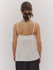 Hvid - Sequin Embellished Cami Top - Billede 3 af 7