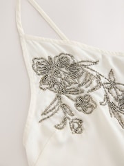 Hvid - Sequin Embellished Cami Top - Billede 7 af 7