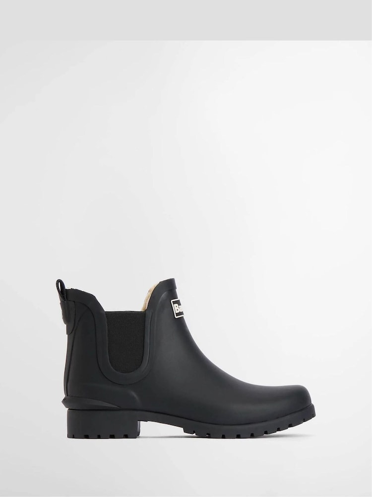 Barbour® Black Kirkton Chelsea Wellies - Image 1 of 7