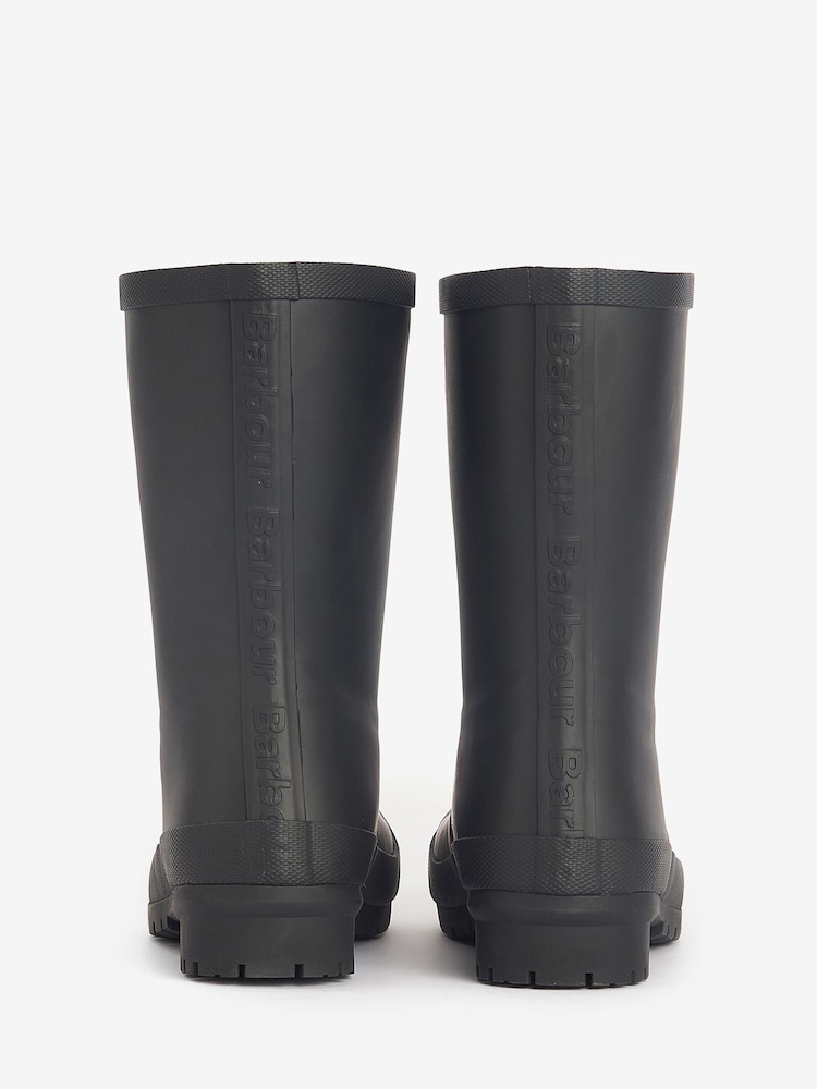 Barbour® Black Banbury Mid Wellies - Image 2 of 5 Barbour® Black Banbury Mid Wellies - Image 2 of 5