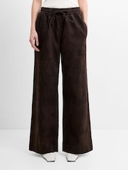 French Connection Brown Printed Dallas Denim Straight Leg Jeans - Image 3 of 6