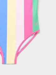 Crew Clothing Pink Knitted Frill Swimsuit - Image 3 of 3