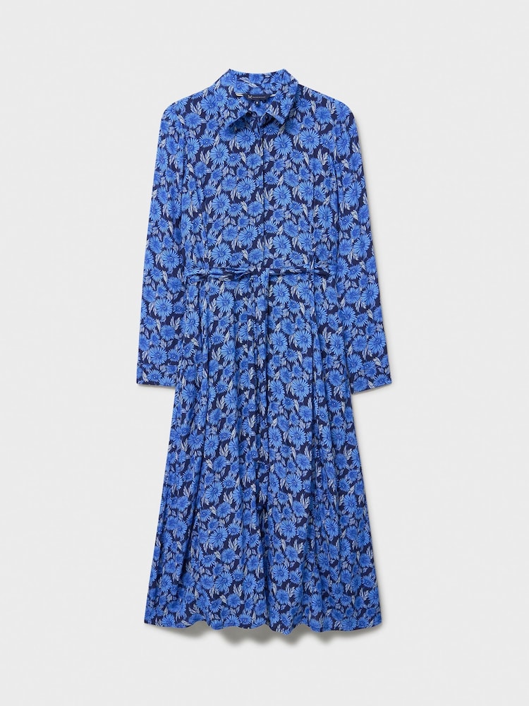 Crew Clothing Blue Sadie Long-Sleeve Shirt Dress - Image 5 of 5 Crew Clothing Blue Sadie Long-Sleeve Shirt Dress - Image 5 of 5
