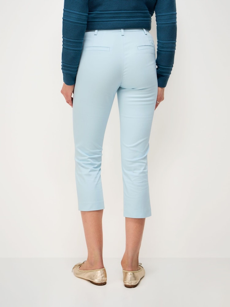 Crew Clothing Blue Smart Cropped Chinos - Image 2 of 5 Crew Clothing Blue Smart Cropped Chinos - Image 2 of 5