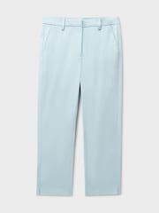 Crew Clothing Blue Smart Cropped Chinos - Image 5 of 5