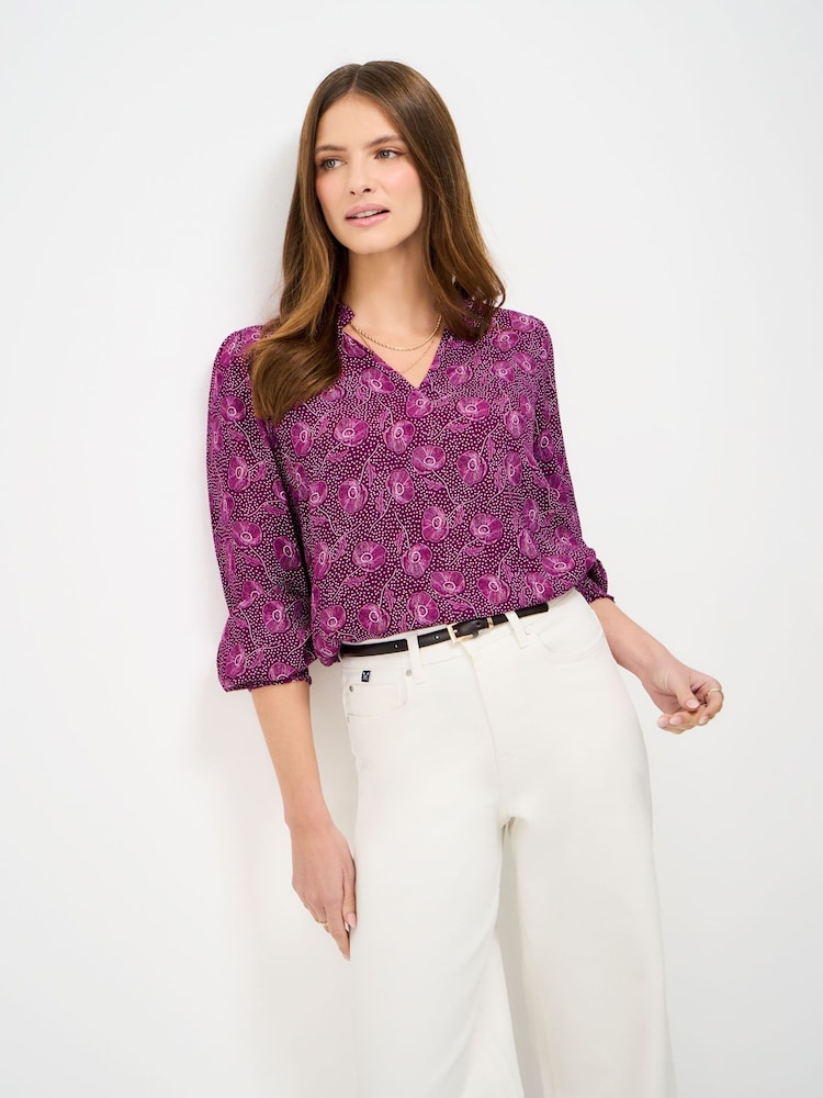Crew Clothing Red Beatrice Blouse - Image 1 of 5