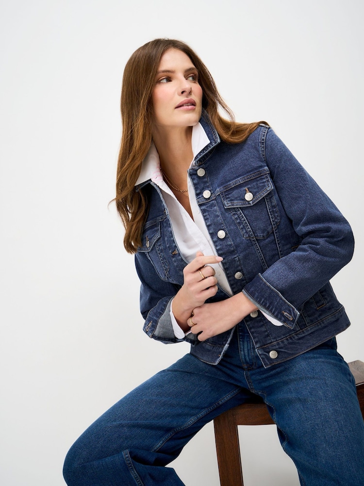 Crew Clothing Blue Denim Western Jacket - Image 1 of 5